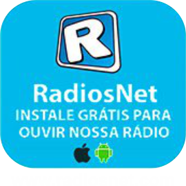 Instale grátis o RadiosNet e ouça nossa rádio  em seu celular ou tablet com Android ou no iPhone e iPads